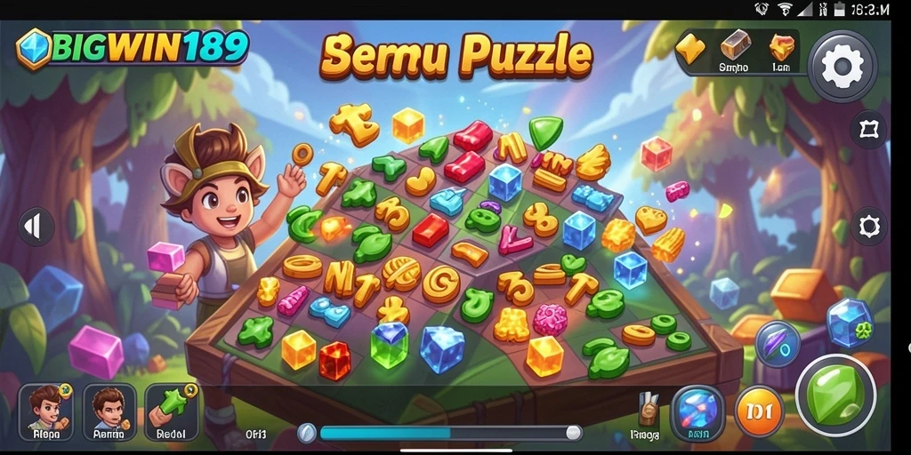 Tampilan gameplay <strong>BIGWIN189</strong> yang menantang dan penuh warna.