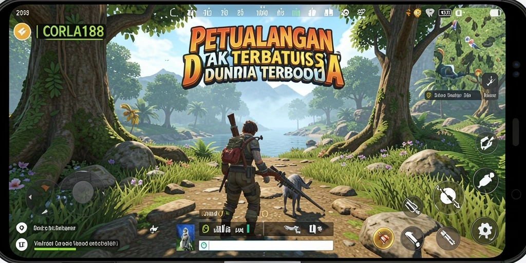 Tampilan gameplay yang menakjubkan di dunia terbuka CORLA188.