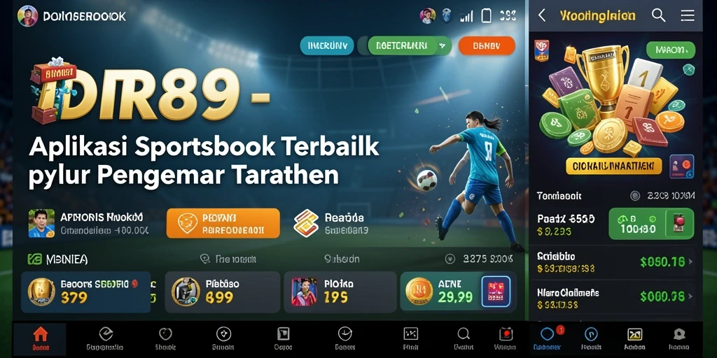 Tampilan utama gameplay Sportsbook di IDR89 yang menarik.