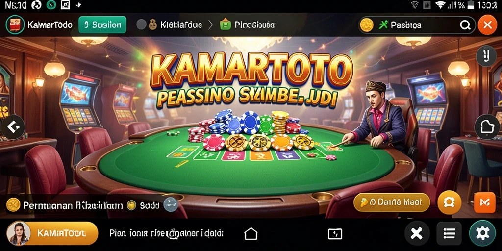 Tampilan gameplay KAMARTOTO dengan grafis berkualitas tinggi.