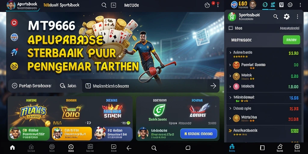 Tampilan gameplay yang menarik dari aplikasi Sportsbook MT966.