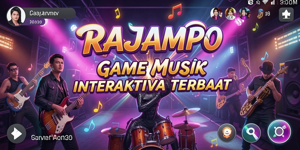 Tangkapan layar RAJAMPO menampilkan keseruan bermain musik bersama teman.