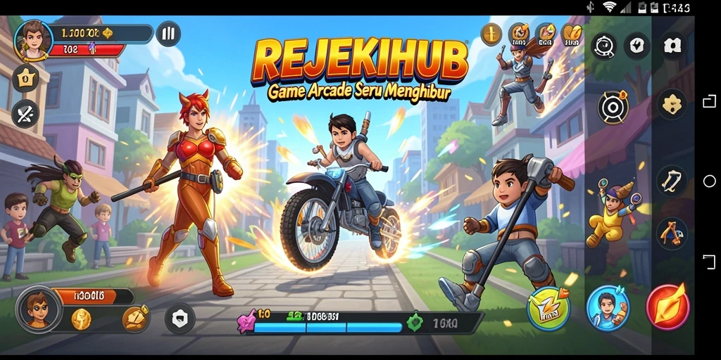 Tampilan gameplay seru dari REJEKIHUB yang penuh tantangan.