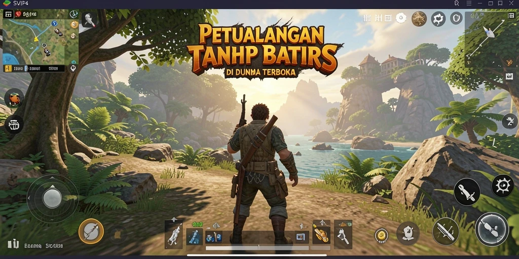 Gameplay SVIP4 yang menakjubkan dan petualangan seru di dunia terbuka.