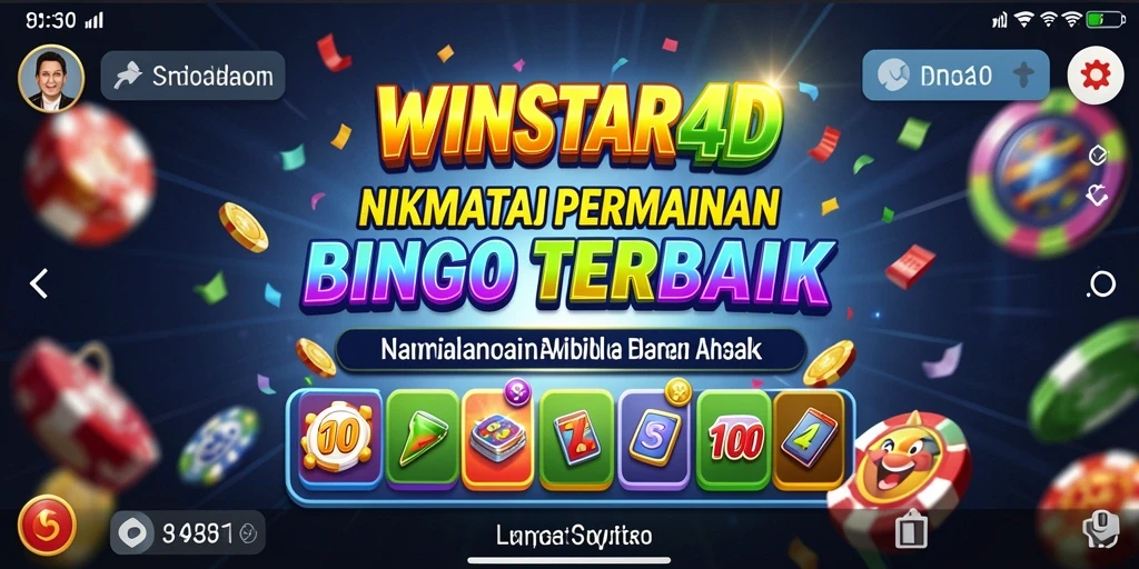 Tampilan gameplay Bingo yang seru di WINSTAR4D.