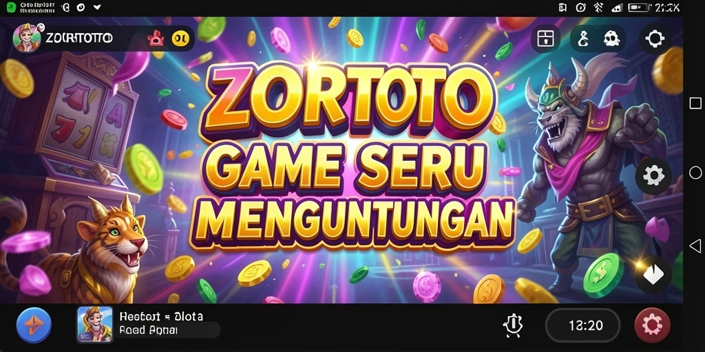 Tampilan menarik dari gameplay ZORTOTO dengan slot yang beragam.